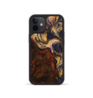 iPhone 12 mini Wood+Resin Phone Case - Estelle (Purple, 723190)