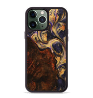 iPhone 13 Pro Max Wood+Resin Phone Case - Estelle (Purple, 723190)