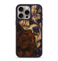 iPhone 15 Pro Max Wood+Resin Phone Case - Estelle (Purple, 723190)