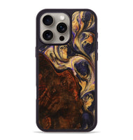 iPhone 16 Pro Max Wood+Resin Phone Case - Estelle (Purple, 723190)