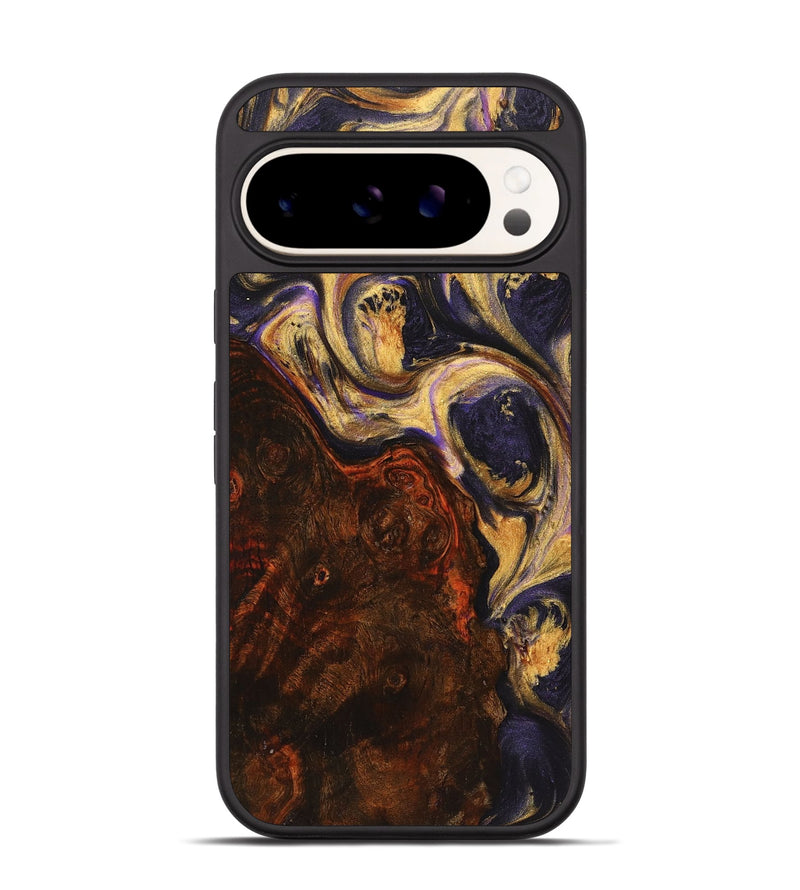 Pixel 9 Wood+Resin Phone Case - Estelle (Purple, 723190)