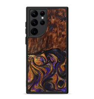 Galaxy S22 Ultra Wood+Resin Phone Case - Anthony (Purple, 723191)