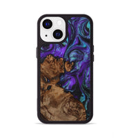 iPhone 13 Wood+Resin Phone Case - Johnnie (Purple, 723192)