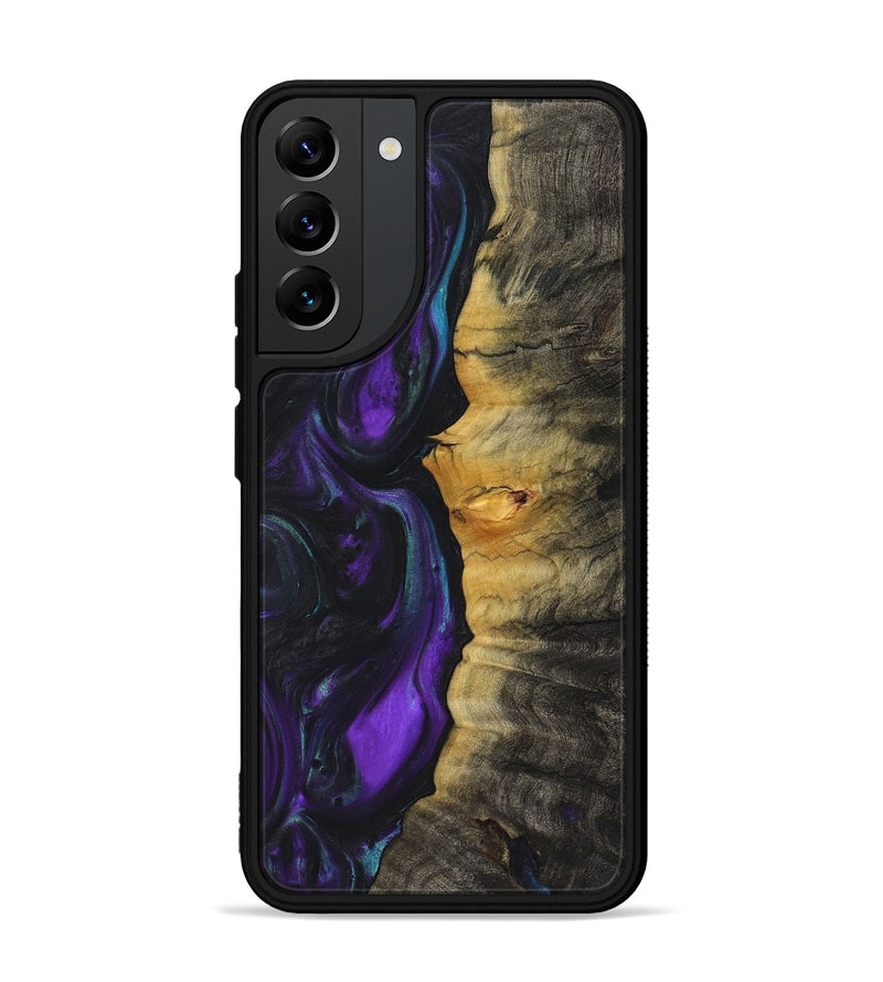 Galaxy S22 Plus Wood+Resin Phone Case - Hope (Purple, 723194)