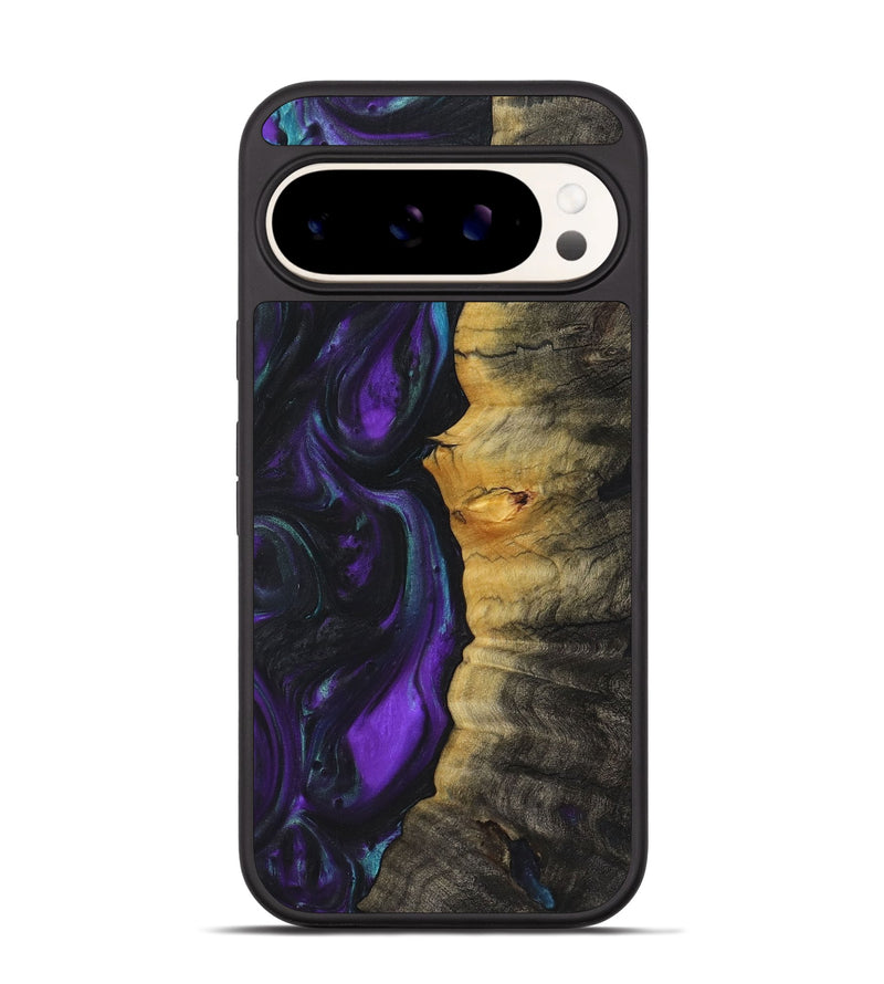 Pixel 9 Wood+Resin Phone Case - Hope (Purple, 723194)