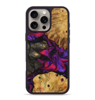 iPhone 16 Pro Max Wood+Resin Phone Case - Summer (Purple, 723197)