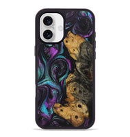 iPhone 16 Plus Wood+Resin Phone Case - Dakota (Purple, 723200)