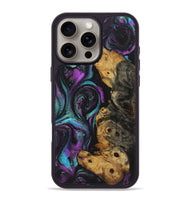 iPhone 16 Pro Max Wood+Resin Phone Case - Dakota (Purple, 723200)