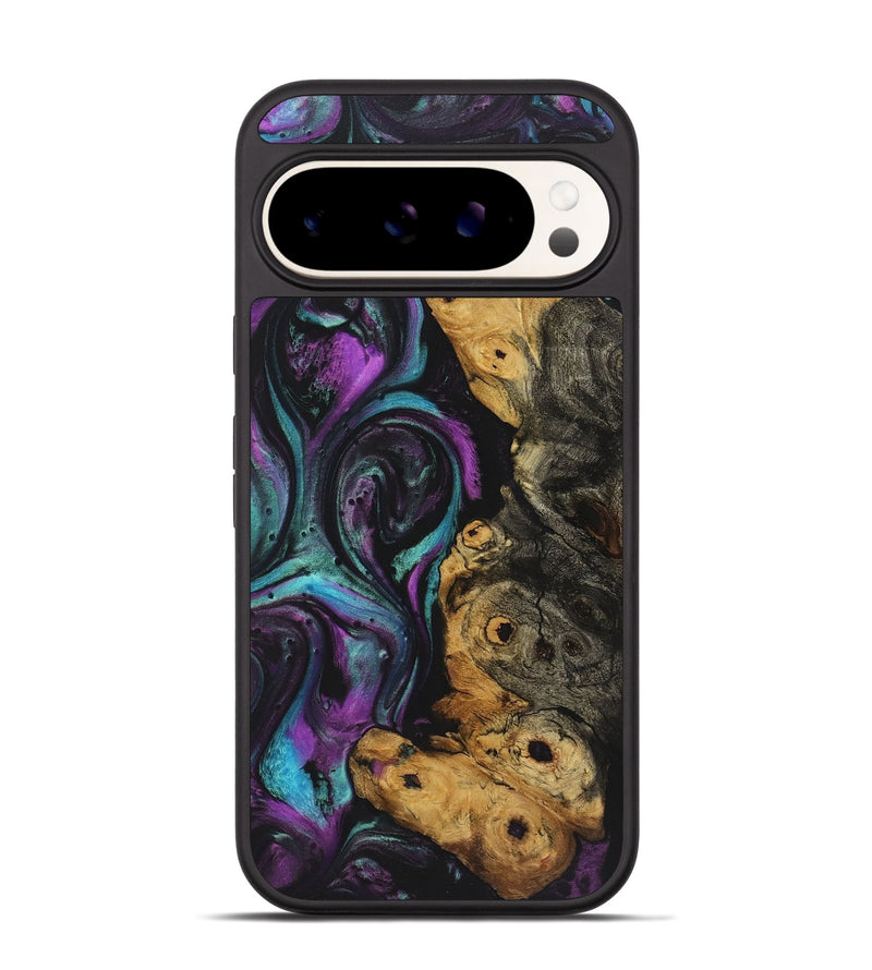 Pixel 9 Wood+Resin Phone Case - Dakota (Purple, 723200)