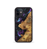 iPhone 12 mini Wood+Resin Phone Case - Emerson (Purple, 723201)