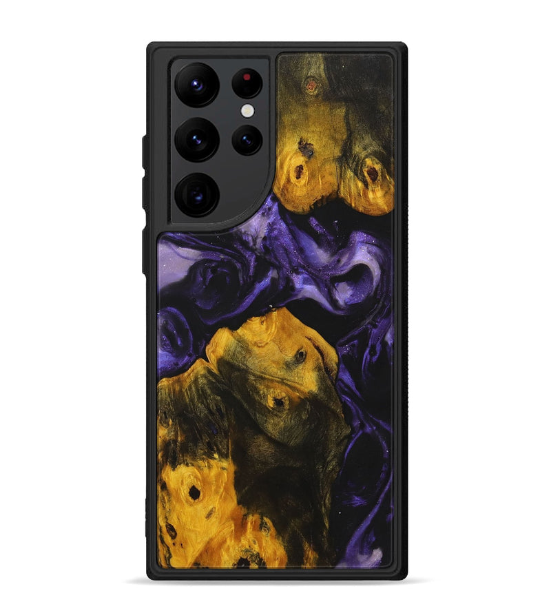 Galaxy S22 Ultra Wood+Resin Phone Case - Bryson (Purple, 723204)