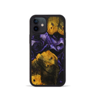 iPhone 12 mini Wood+Resin Phone Case - Bryson (Purple, 723204)