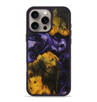 iPhone 16 Pro Max Wood+Resin Phone Case - Bryson (Purple, 723204)