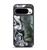 Pixel 9 Wood+Resin Phone Case - Fernando (Black & White, 723239)