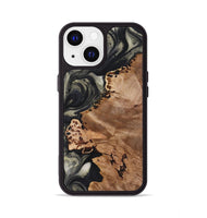 iPhone 13 Wood+Resin Phone Case - Annette (Black & White, 723251)