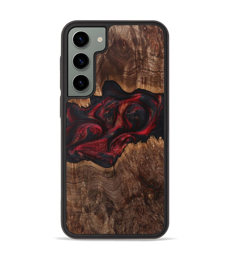 Galaxy S23 Plus Wood Phone Case - Nikki (Red, 723263)