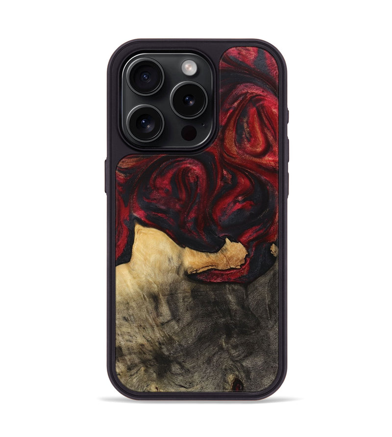 iPhone 15 Pro Wood Phone Case - Dwight (Red, 723265)