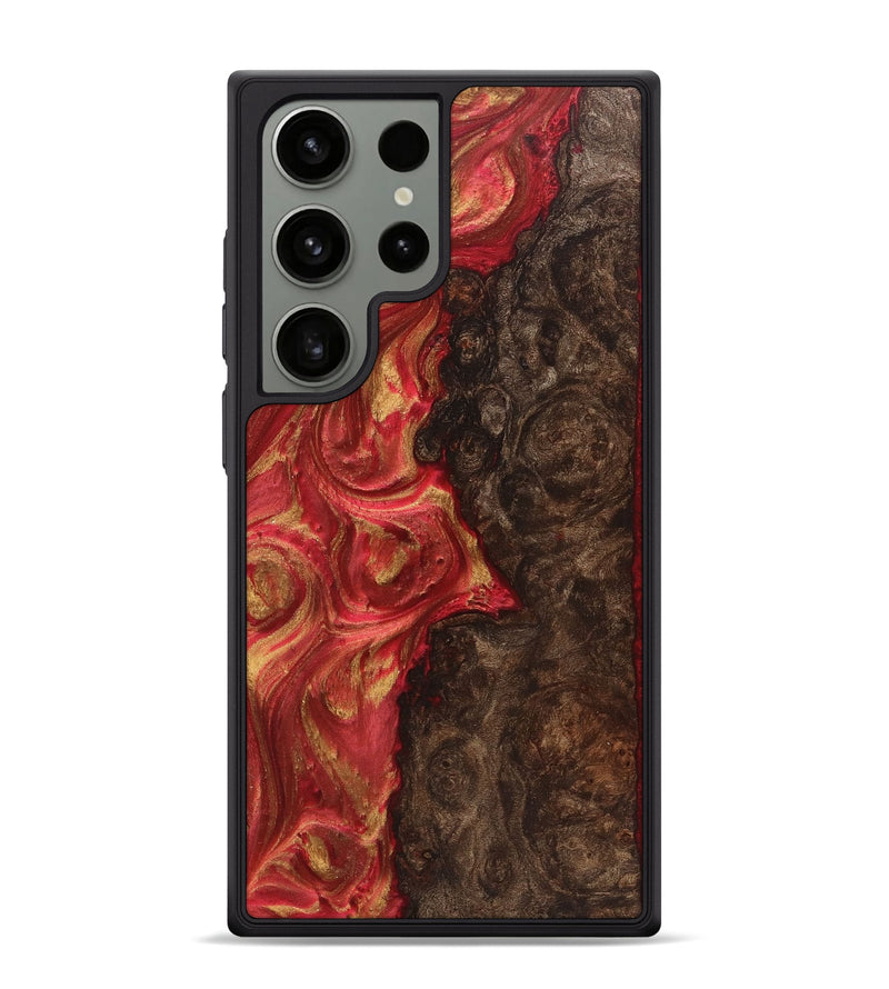 Galaxy S24 Ultra Wood Phone Case - Theresa (Red, 723275)