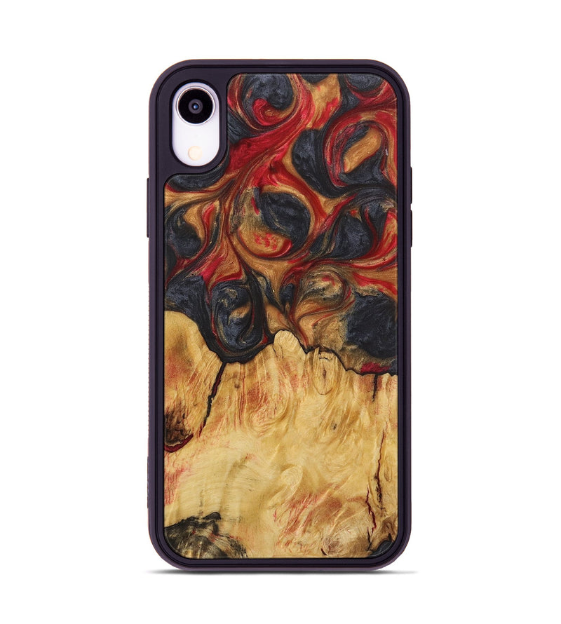 iPhone Xr Wood Phone Case - Jenny (Red, 723280)