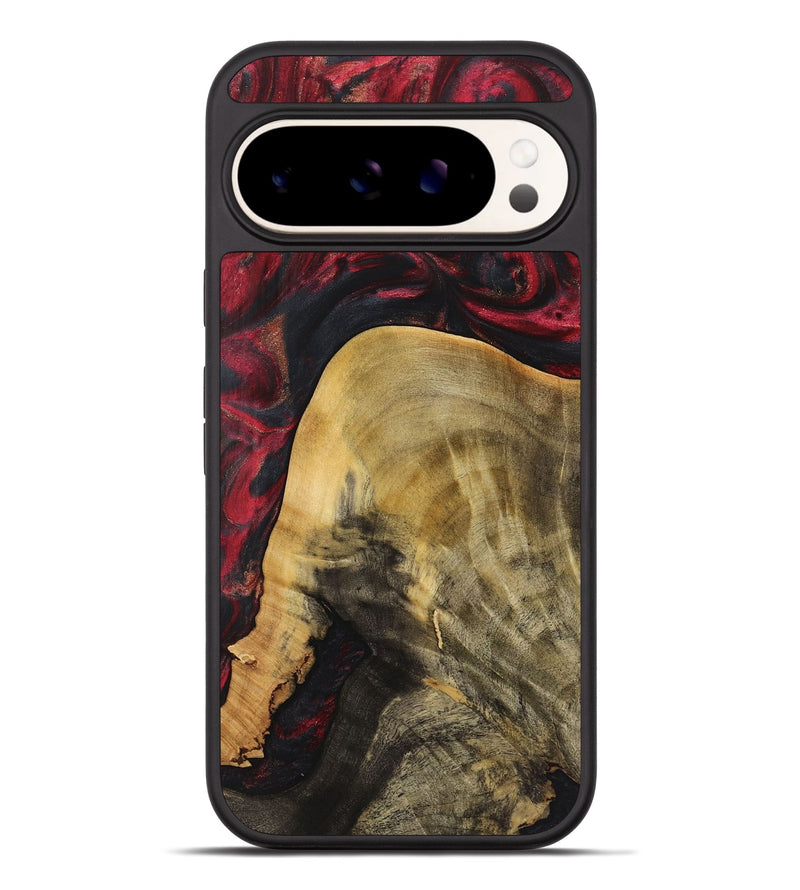 Pixel 9 Pro XL Wood Phone Case - Kason (Red, 723281)