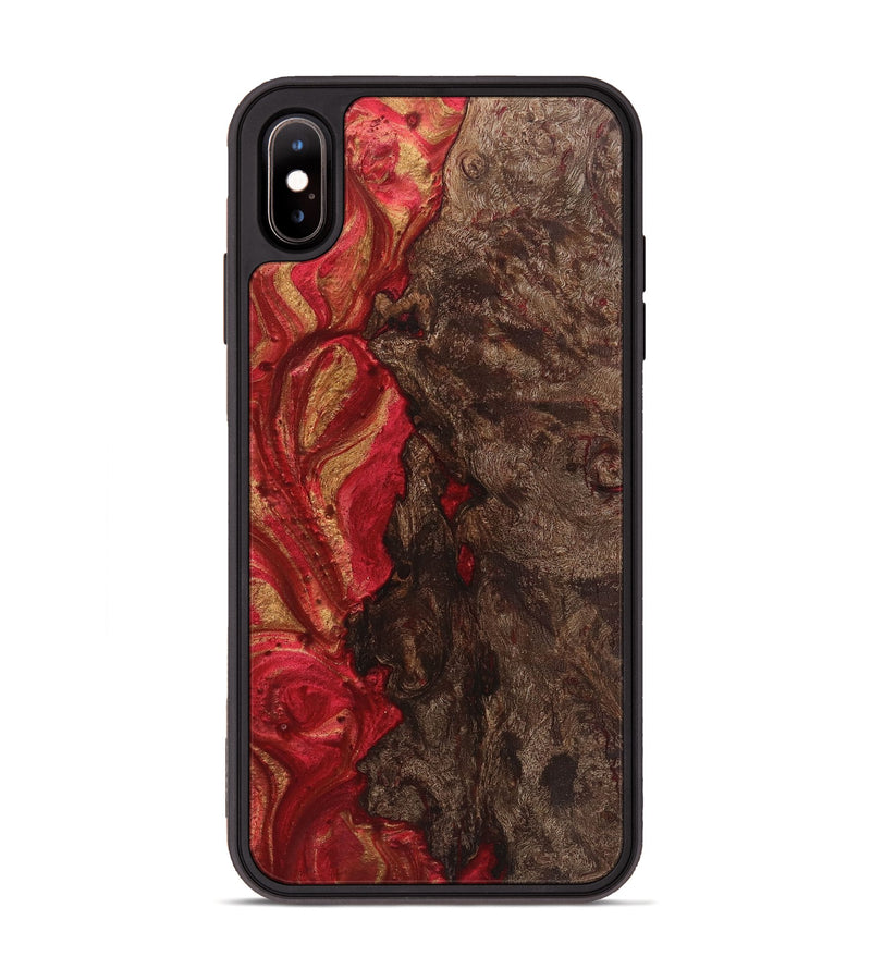 iPhone Xs Max Wood Phone Case - Stacy (Red, 723282)