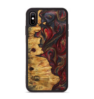 iPhone Xs Max Wood Phone Case - Luke (Red, 723284)