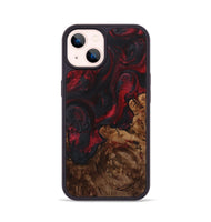 iPhone 14 Wood Phone Case - Oscar (Red, 723285)