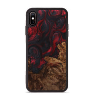 iPhone Xs Max Wood Phone Case - Oscar (Red, 723285)