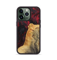 iPhone 13 Pro Wood Phone Case - Tracy (Red, 723286)