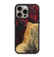 iPhone 15 Pro Max Wood Phone Case - Tracy (Red, 723286)