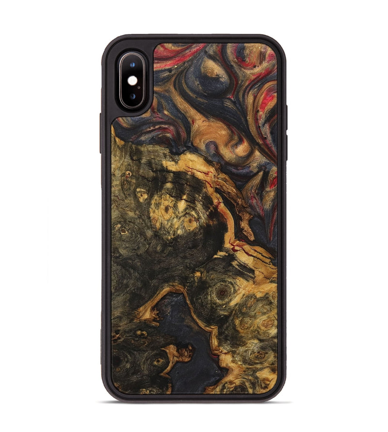 iPhone Xs Max Wood Phone Case - Bryson (Red, 723287)