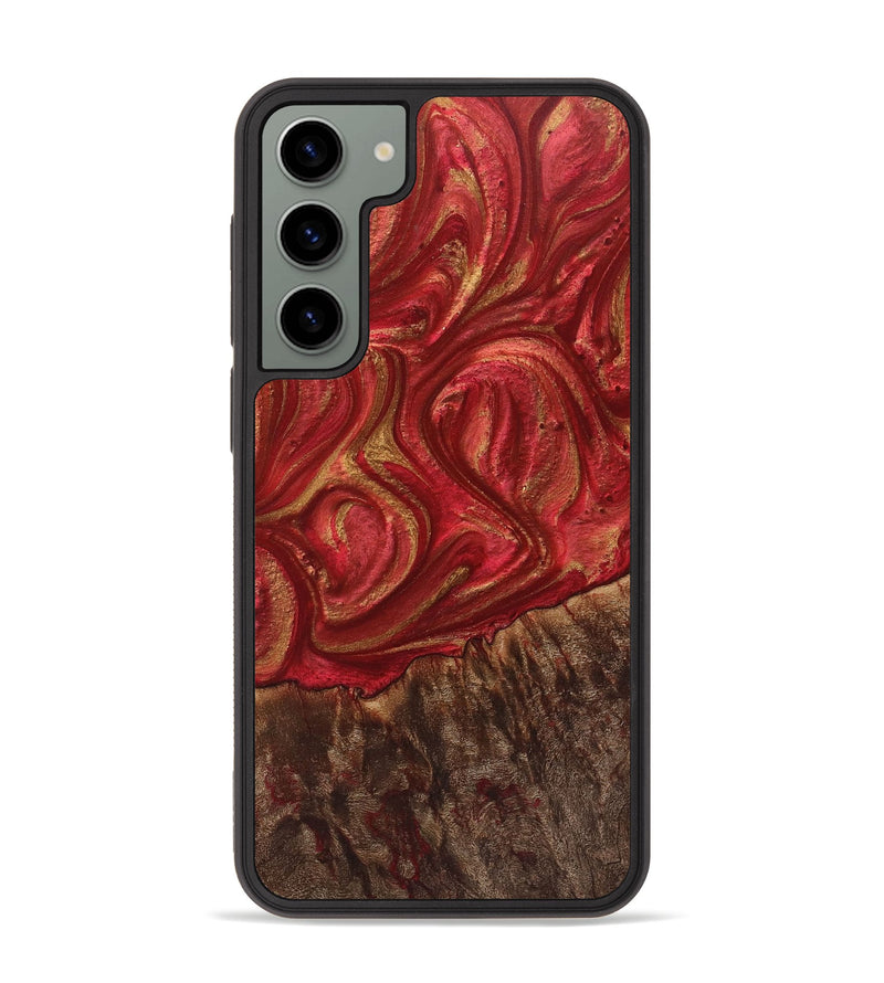 Galaxy S23 Plus Wood Phone Case - Damian (Red, 723290)