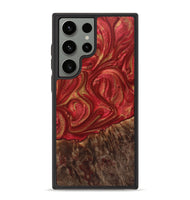 Galaxy S23 Ultra Wood Phone Case - Damian (Red, 723290)