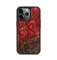 iPhone 13 Pro Wood Phone Case - Damian (Red, 723290)