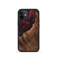 iPhone 12 mini Wood Phone Case - Mildred (Red, 723291)