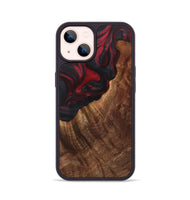 iPhone 14 Wood Phone Case - Mildred (Red, 723291)