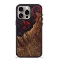 iPhone 15 Pro Max Wood Phone Case - Mildred (Red, 723291)