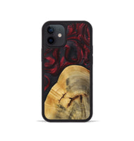 iPhone 12 mini Wood Phone Case - Nayeli (Red, 723293)