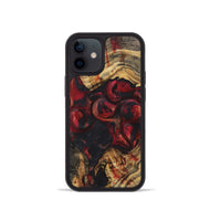 iPhone 12 mini Wood Phone Case - Michele (Red, 723294)