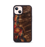 iPhone 14 Wood Phone Case - Jorge (Red, 723295)