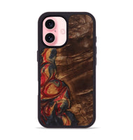 iPhone 16 Wood Phone Case - Jorge (Red, 723295)