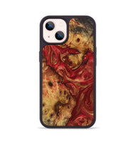 iPhone 14 Wood Phone Case - Marlee (Red, 723296)