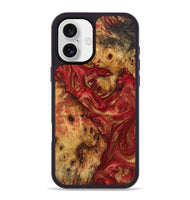 iPhone 16 Plus Wood Phone Case - Marlee (Red, 723296)