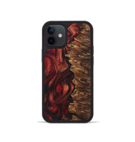 iPhone 12 mini Wood Phone Case - Pablo (Red, 723297)