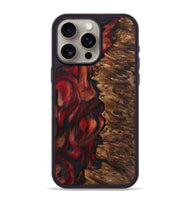 iPhone 15 Pro Max Wood Phone Case - Pablo (Red, 723297)