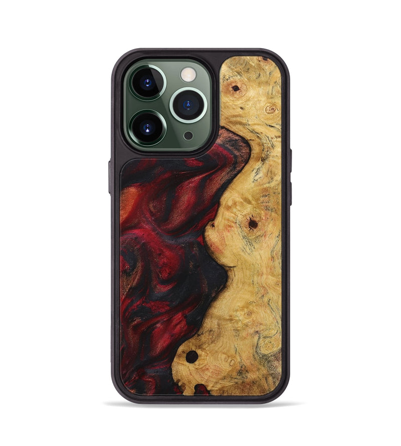 iPhone 13 Pro Wood Phone Case - Sue (Red, 723300)