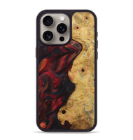 iPhone 15 Pro Max Wood Phone Case - Sue (Red, 723300)