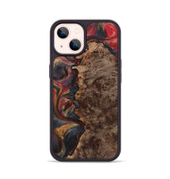 iPhone 14 Wood Phone Case - Arlene (Red, 723303)