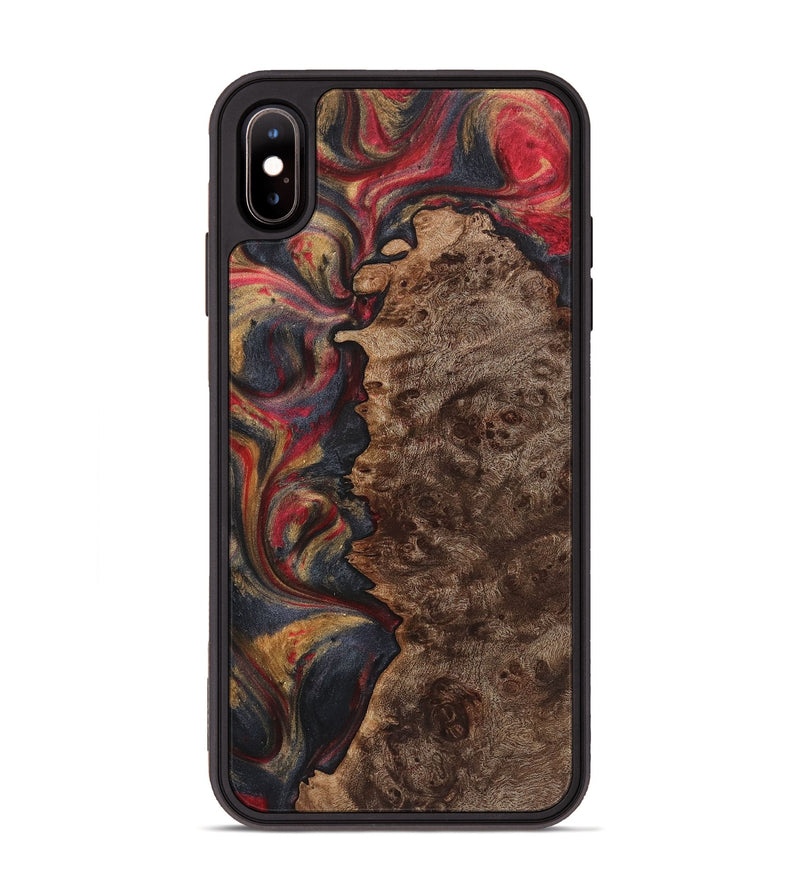 iPhone Xs Max Wood Phone Case - Arlene (Red, 723303)