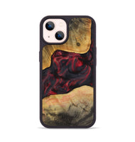 iPhone 14 Wood Phone Case - Glen (Red, 723304)